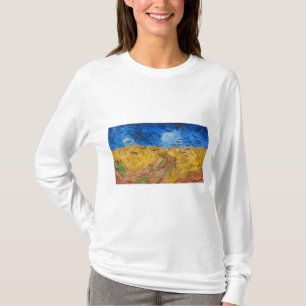 Wheatfield with Crows by Vincent van Gogh T-Shirt