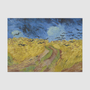 Wheatfield with Crows by Vincent Van Gogh Tissue Paper