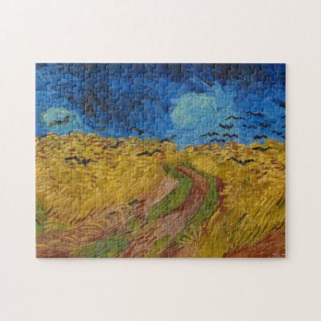 Wheatfield with Crows Jigsaw Puzzle (Horizontal)
