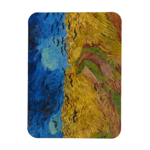 Wheatfield with Crows Magnet