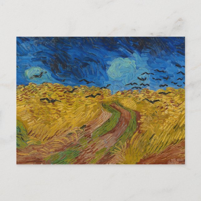 Wheatfield with Crows Postcard (Front)