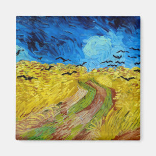Wheatfield with Crows, Van Gogh Magnet