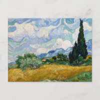 Wheatfield with Cypresses by Vincent Van Gogh