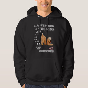 Wheatie Dog Mum Dad Costume Cute Soft Coated Wheat Hoodie