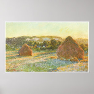 Wheatstacks (End of Summer), 1890-91 Poster