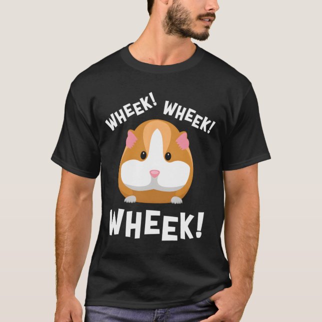 Wheek Wheek Guinea Pig T-Shirt (Front)