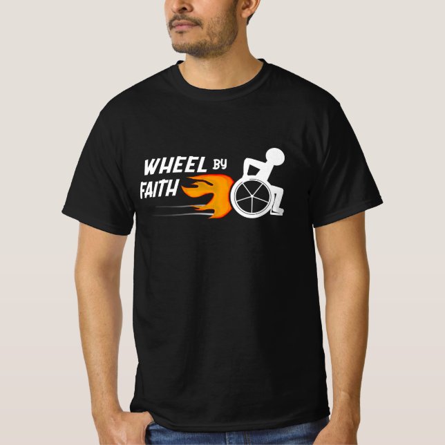 Wheel by faith T-Shirt (Front)
