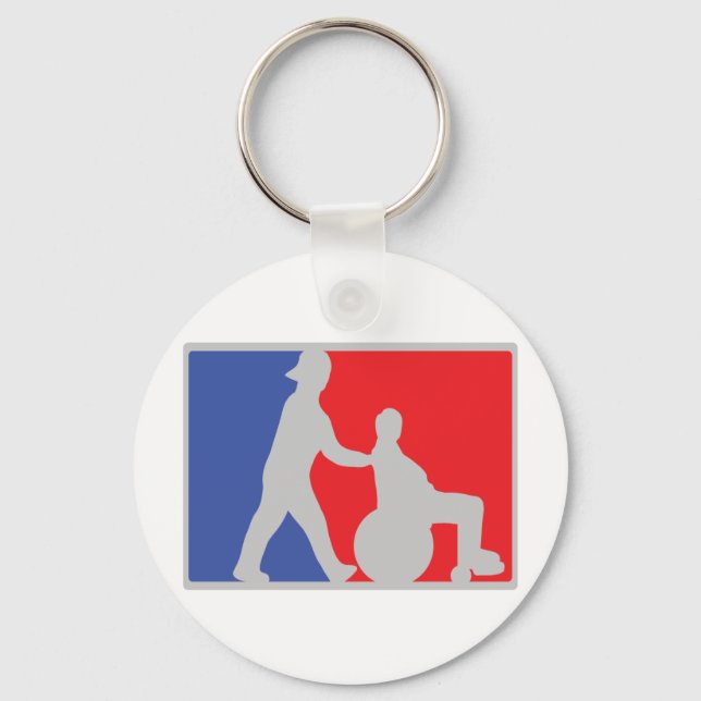 wheel chair icon key ring (Front)