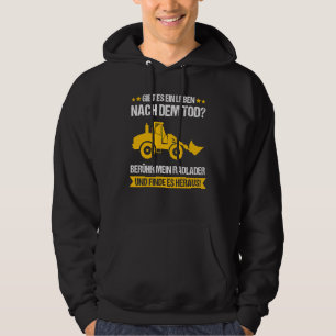 Wheel Loader Construction Site Construction Worker Hoodie