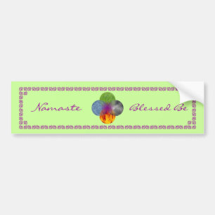 Wheel of Being - Green Bumper Sticker