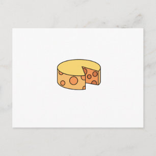 wheel of cheese postcard