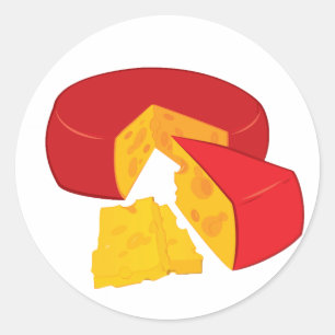 Wheel Of Cheese Stickers