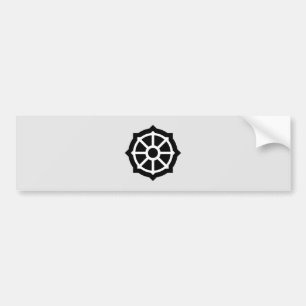 Wheel of Dharma (Buddhism, Hindusim) Bumper Sticker