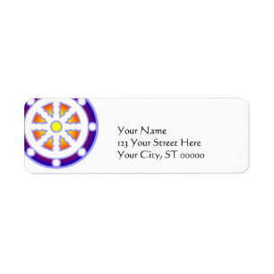 Wheel of Dharma Return Address Label