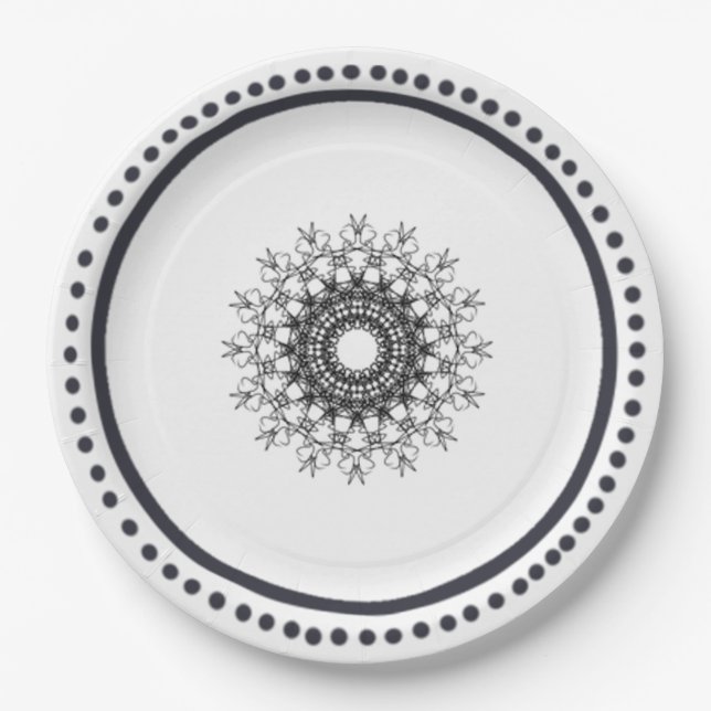 Wheel of Fate Paper Plate (Front)