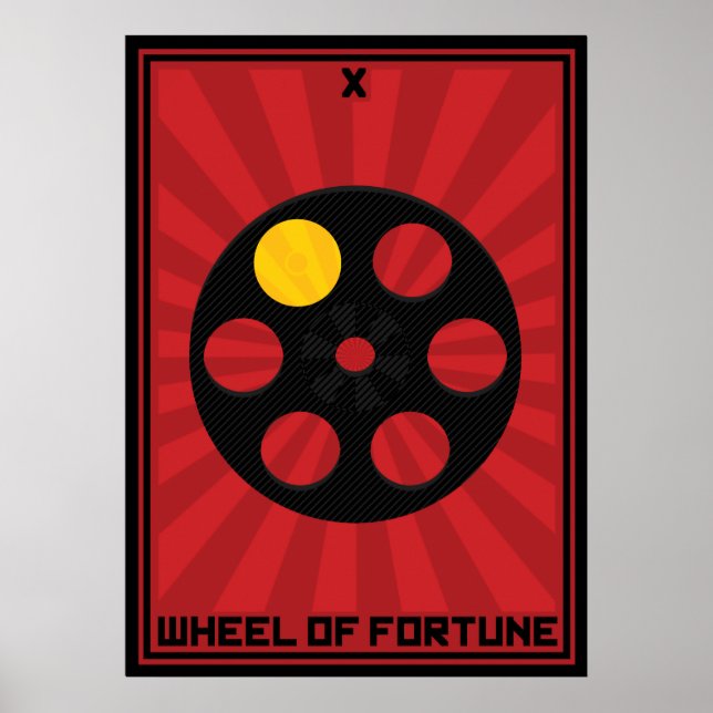 Wheel of Fortune Card Poster (Front)