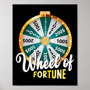 Wheel Of Fortune Father&#; s Day Humour Tee Daddy Poster