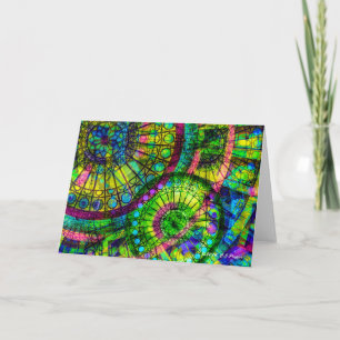 "Wheel of Fortune" greeting card