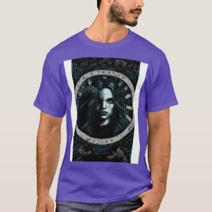 Wheel Of Fortune in a dark occult goth style T-Shirt