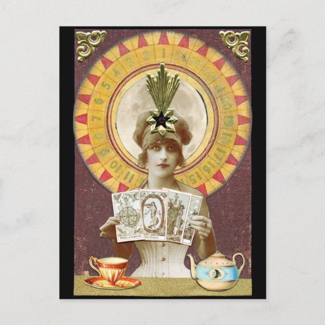 Wheel of Fortune Oracle Postcard (Front)