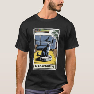 Wheel of Fortune Robot Vacuum Cleaner Funny Tarot  T-Shirt