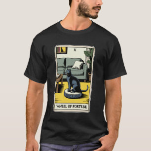 Wheel of Fortune Robot Vacuum Cleaner Funny Tarot  T-Shirt