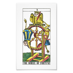 Wheel of Fortune Tarot Card Photo Print