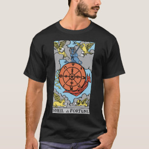 Wheel of Fortune Tarot Card Rider Waite T-Shirt.pn T-Shirt