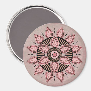 Wheel Of Life Mandala Magnet