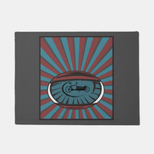 Wheel of load in the eye with radiation doormat