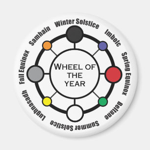 Wheel of the Year Magnet
