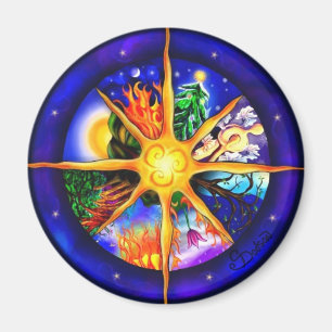 Wheel of the Year Magnet
