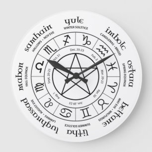 Wheel of the Year - Northern Hemisphere Large Clock