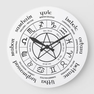 Wheel of the Year - Northern Hemisphere Large Clock