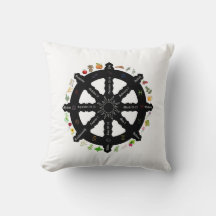 Wheel of the Year Pagan Sabbat Pillow