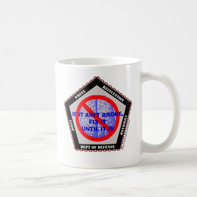 Wheel Reinvention Command - Custom... - Customised Coffee Mug (Right)