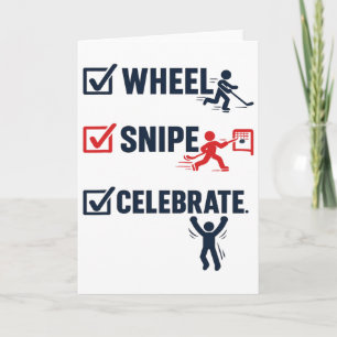 Wheel Snipe Celebrate Hockey Slang Checklist Desig Card