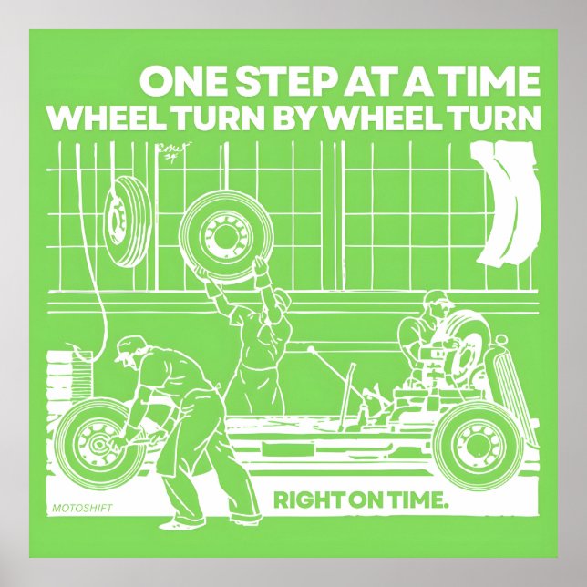 Wheel turn by Wheel turn Poster (Front)