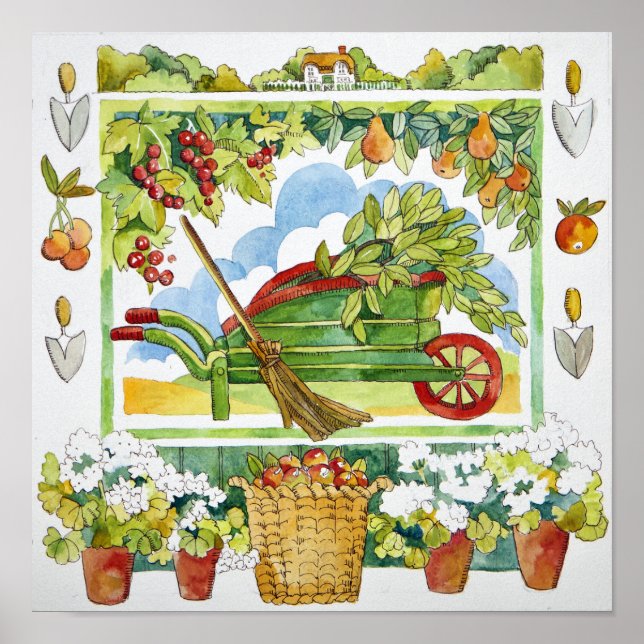 Wheelbarrow - 2012 surround garden poster (Front)