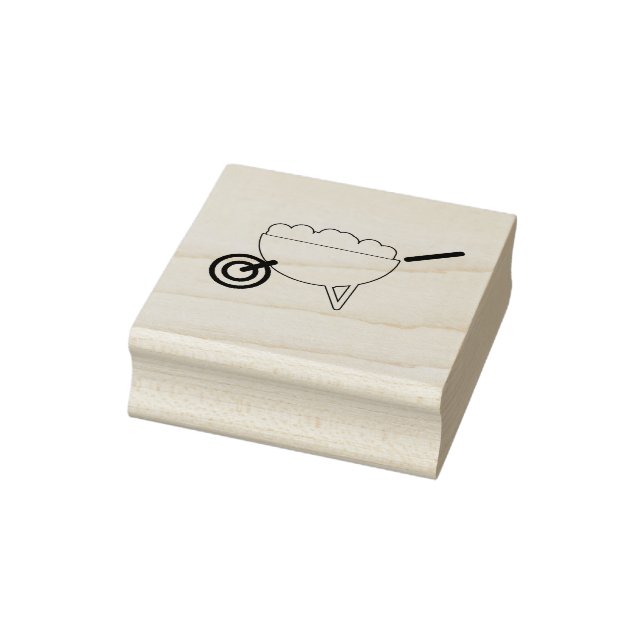 Wheelbarrow Art Stamp (Stamp)