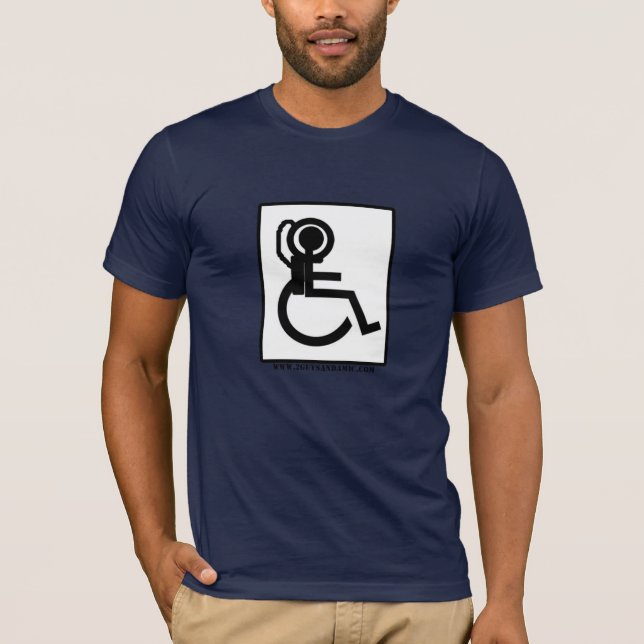 Wheelchair Astronaut Training T-Shirt (Front)