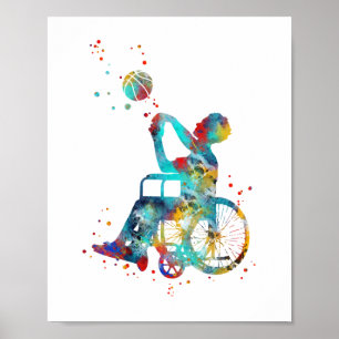 Wheelchair Basketball 1  Poster