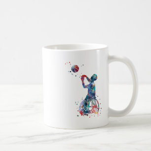 Wheelchair Basketball Coffee Mug