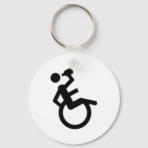 wheelchair boot wheel chair key ring