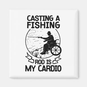 Wheelchair Fisherman Boating Disabled Hob  Magnet