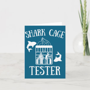 Wheelchair Handicap Humor Handicapped Shark Cage T Card
