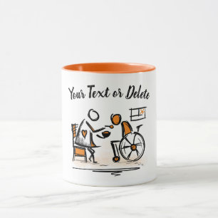 Wheelchair. Hospital/Nursing Home. Nurse Assistant Mug