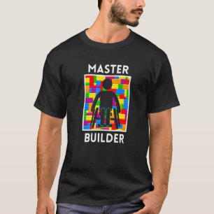 Wheelchair Master Builder Block Toy Disabled Handi T-Shirt
