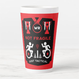 Wheelchair Murderball Sportswear Latte Mug