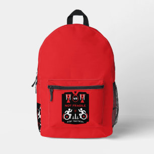 Wheelchair Murderball Sportswear Printed Backpack